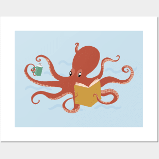 Octopus Reading Posters and Art